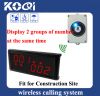 Sell Elevator buzzer bell for building site show 2 groups of number at