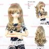 Sell GZ-0137+Top quality heat resistant blonde doll wig