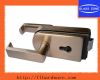 Zinc Alloy door handles lock box for glass tempered door