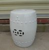 White Ceramic Garden Stool WRYCN52