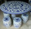 blue and white chinese porcelain garden table stool WRYAY24