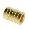 Sell neodymium ring magnet gold coating