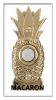 Sell pineapple gold finish with lihted white center button push-button