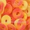 multi-colored bulk halal peach fruity rings shape gummy/gummi candy