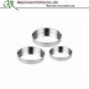 3 pcs Stainless steel cake tray