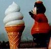 Sell fiberglass ice-cream statue