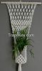 wall decor made of Jute/ white cotton rope