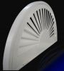 Sell White Arch Indoor Window Shutters z-Frames For Houses Decorative