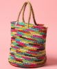 Sell "Panama" straw colorful tote bag