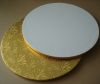 Sell grease resistant gold wedding cake drum, cake board, cake base