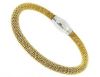Sell magnetic clasp popular gold plated fashion bracelet