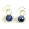 Sell wholesale 925 sterling silver handmade earrings with gemstone