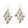 Sell wholesale 925 sterling silver chandelier earrings high polished