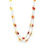 wholesale 925 sterling silver handmade beaded necklace with chalcedony