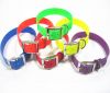 fluorescent color waterproof durable strong dog collar
