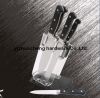 Sell Hot sale 6 PCS stainless steel knife set with acrylic stand