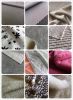 New short/long hair fake fur and weft/warp knitted fabrics for   sportswear, casual wear and home textiles