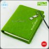 School supply notebook with ball pen and elastic string