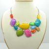 Sell Colorful resin stone necklace
