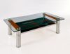 Modern design glass coffee table