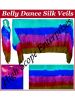 Belly Dance Pure Silk Veils Rectangle size 45x108 inches 5mm Silk Paj