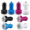 Sell Multicolor Bullet Dual USB Car Charger