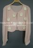 clothes women puff sleeve blazer WT130120 clothing manufacturer