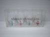 Sell Shot glass set with colorful bubbles at the  base