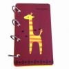 Spiral Notebook with Die-cut Giraffe Cover