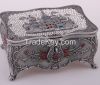 Sell palace  zinc alloy metal jewelry box, gift box