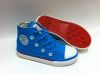 Classic style for children canvas shoes with rubber out sole (SNK-02013)