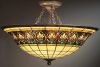 Cute Tiffany Colorful Chandelier With Handmade Glass