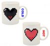 Sell color changing mug-pixel heart