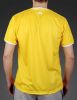 Sell Men's Sports T-shirt Printed Yellow Round Neck Tee Shirt