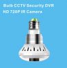 Bulb CCTV DVR HD 720P IR Camera H.264 SD-card camera light camera