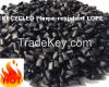 flame-resistant LDPE recycled granules black