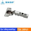 Clip on buffering concealed hinge