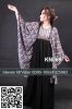 Latest Fashion Saudi Abaya Hijab Stones Beaded Bat Sleeves Floor Length Dresses