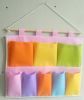 Colorful polyester Storage hanging bag in the washroom