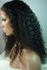 Sell human hair wig, jerry curl wig