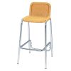 Garden aluminum rattan bar stool chair