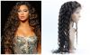 22inch celebrity style lace front wig  deep wave