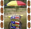 Catering Trailer Hot Dog Cart Mobile Food Business Unit Festival Bar S