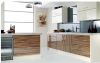 UV wood grain high gloss kitchen cabinet sets