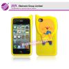 wholesale new design cell phone accessaries silicon case for iphone 4G