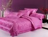 Sell Soft silk floss big jacquard weave bedding set