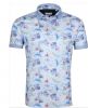 Blue flowers Polo shirts