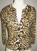 Sell women leopard printed sweater cardigan