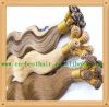 European body wave hair weft hand tied/made hair weft