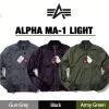 Alpha MA-1 Light Jacket Light-Weight Windproof Jacket Water Resistant